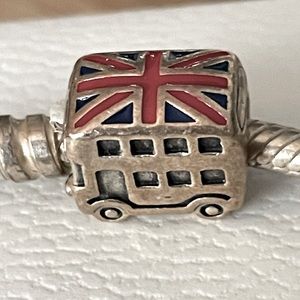 Authentic Pandora London Bus Union Jack Charm